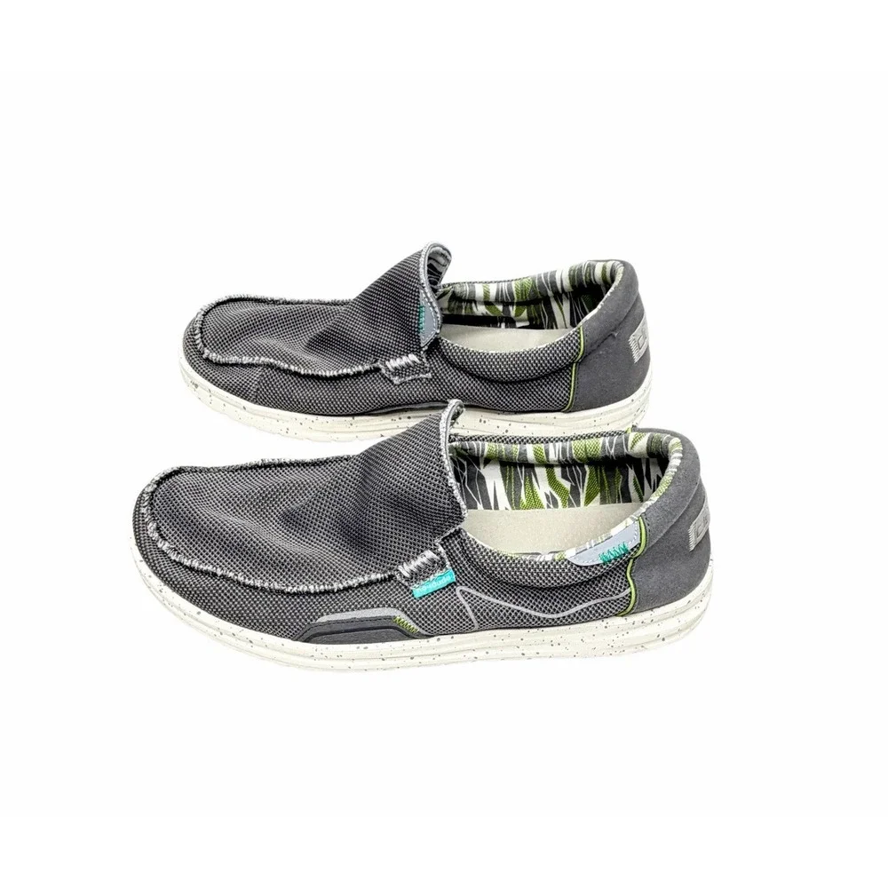 Hey Dude Mikka Hawk Ash Gray Slip On Shoes Men Size 13  Fast Free Shipping